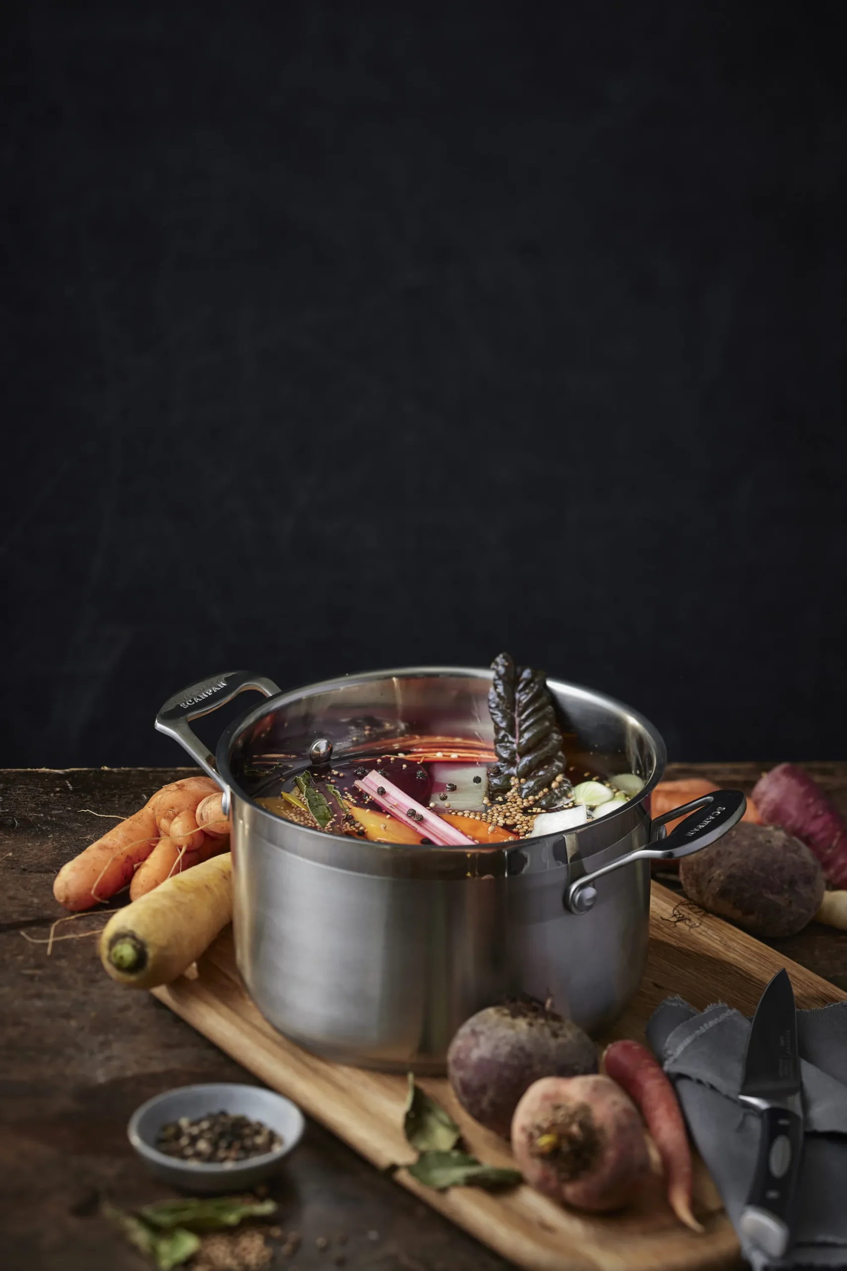 Best SCANPAN 4,5 l/22 cm gryde m. låg - Impact