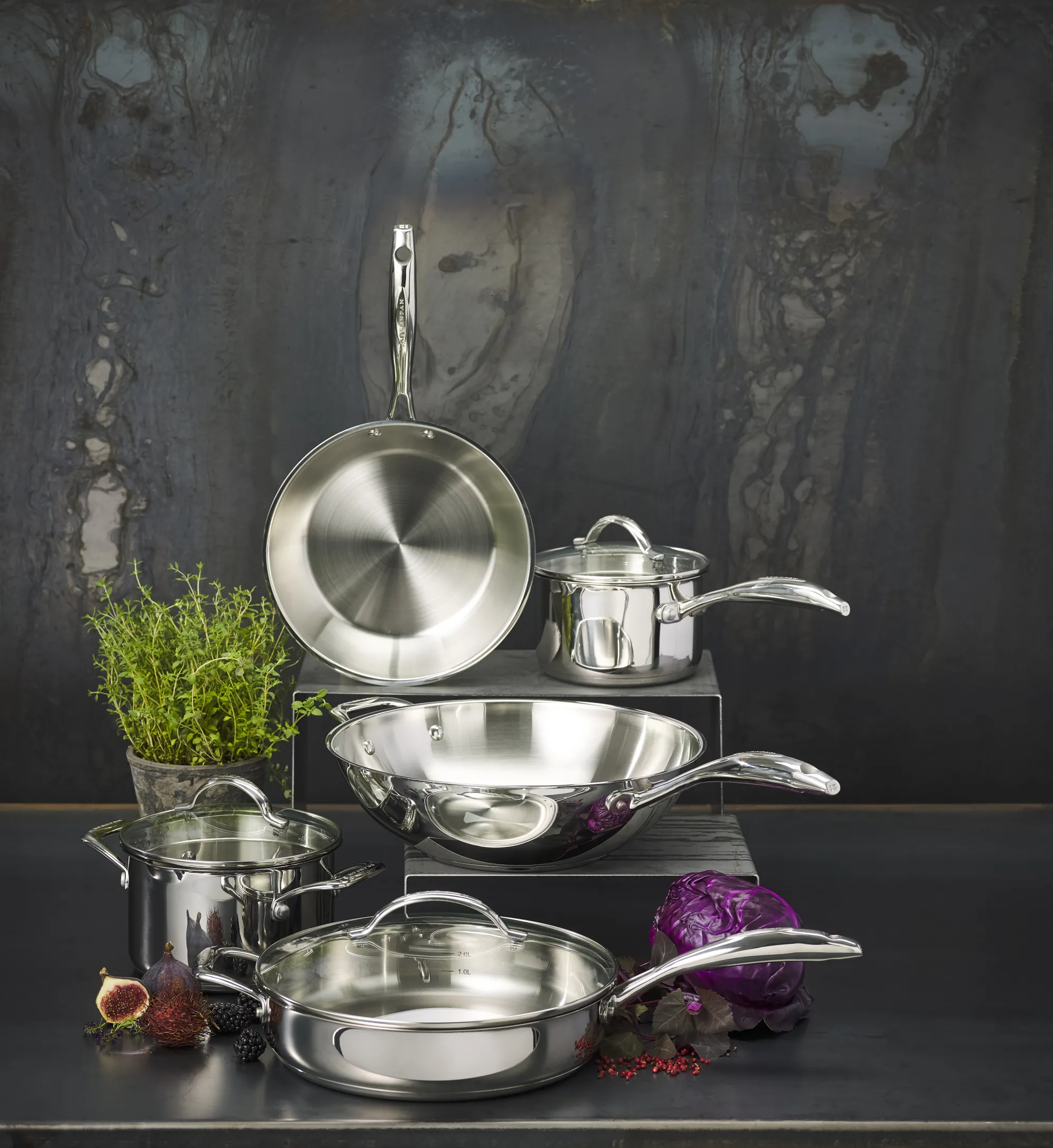 Online SCANPAN 2,5 l/18 cm gryde med låg - STS