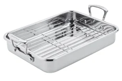 Discount SCANPAN 42x26 cm bradepande med rist - Impact
